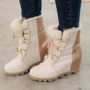 Sorel Joan Of Arctic Wedge II Metallic Lux Boot 11